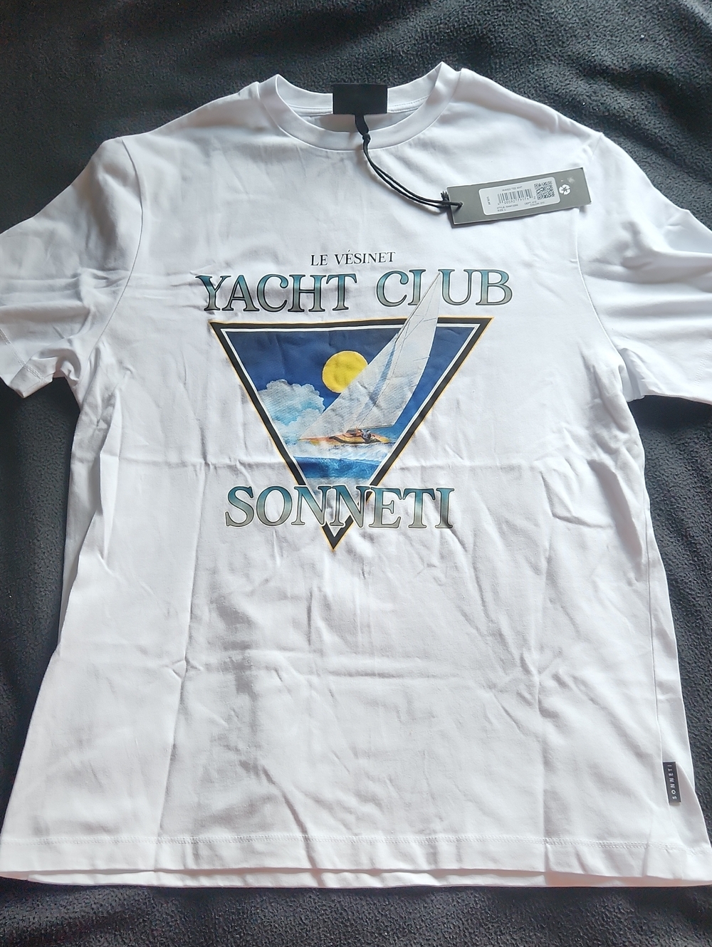 Yacht Club Graphic Tee - White